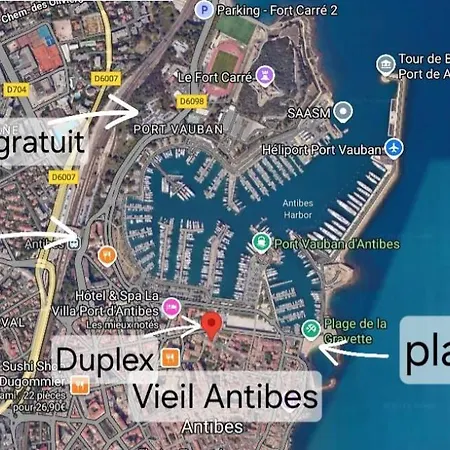 Lägenhet Vieil Duplex Lumineux Vue Imprenable - Climatise *